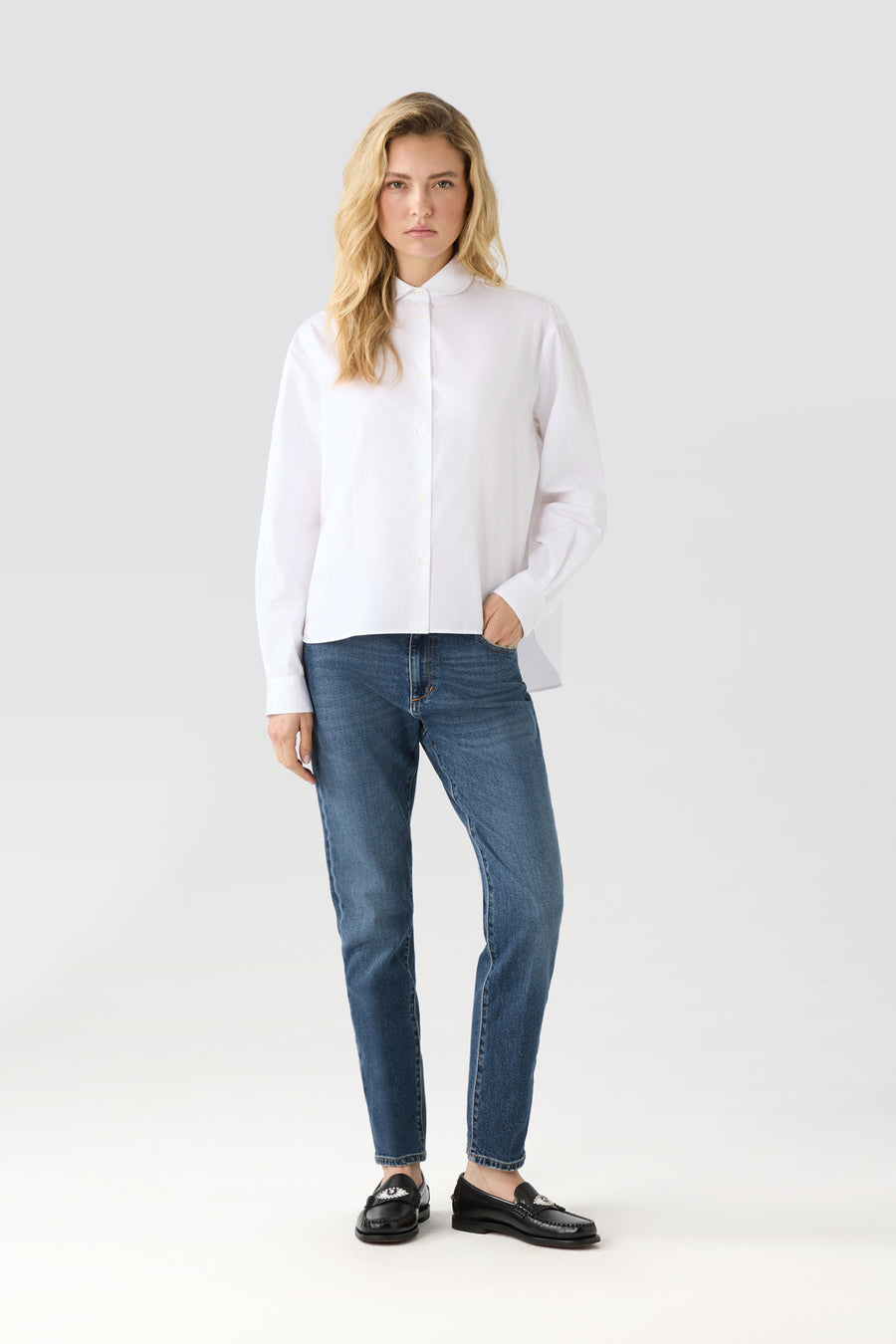 BONNIE WOMAN JEANS - DARK BLUE