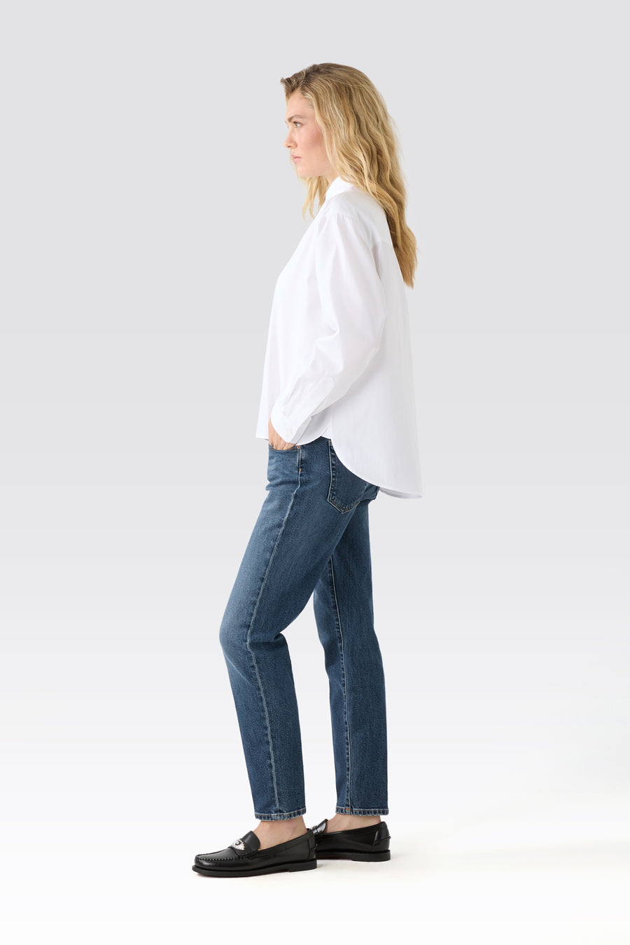 BONNIE WOMAN JEANS - DARK BLUE