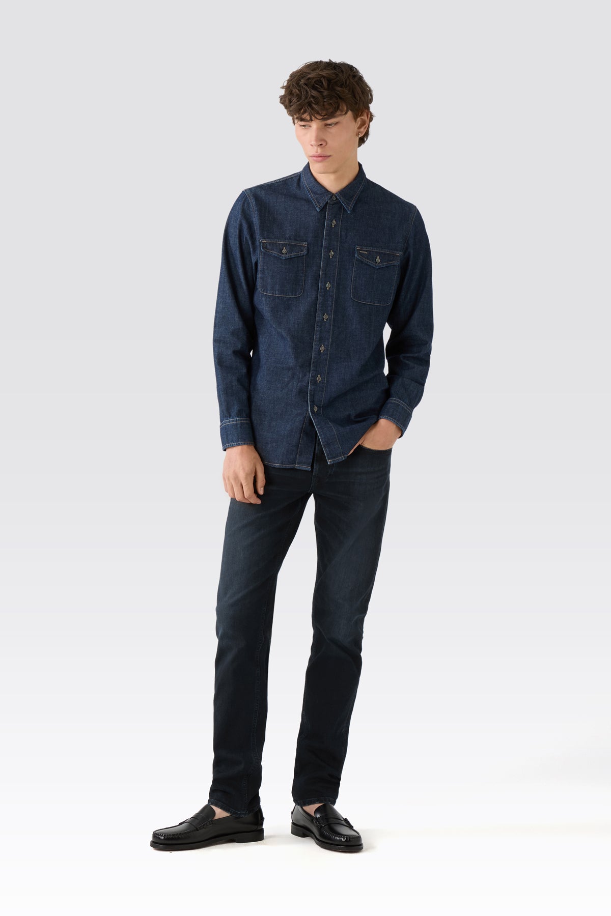 MORRISON MAN JEANS - BLUE BLACK