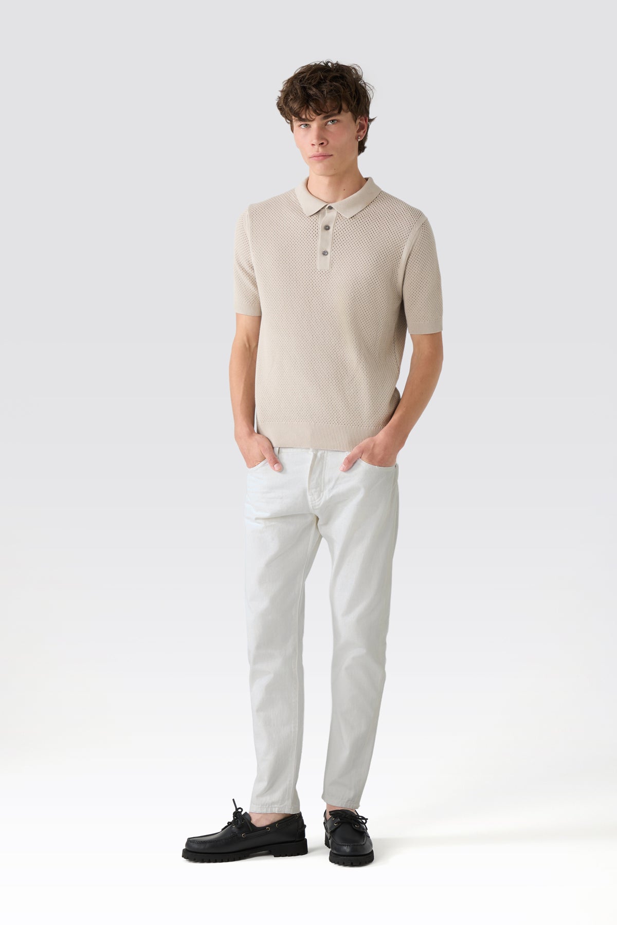 CONNOR MAN JEANS - NAT WHITE