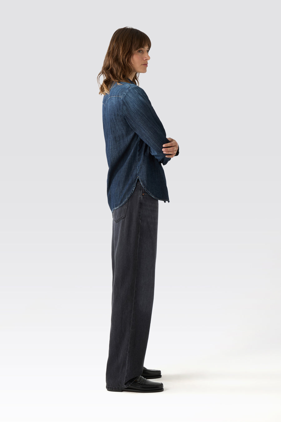 WOMAN REGULAR SHIRT - DARK
