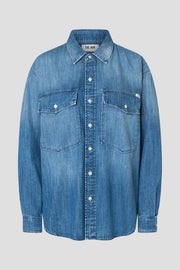 WOMAN L/S OVERSHIRT - VINTAGE