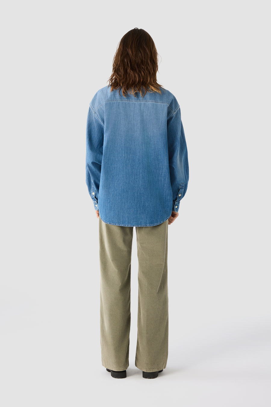 WOMAN L/S OVERSHIRT - VINTAGE