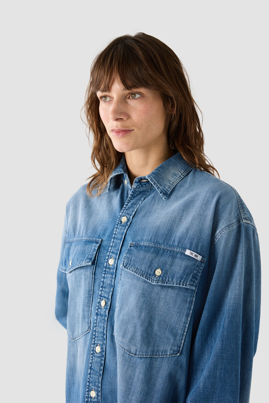 WOMAN L/S OVERSHIRT - VINTAGE