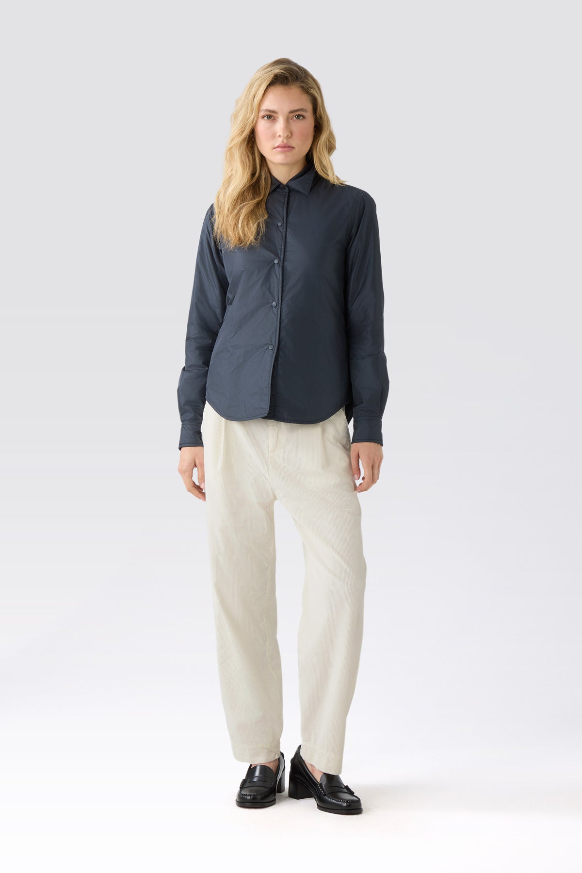 WOMAN CHINO PINCE PANT - ANTIQUE WHITE