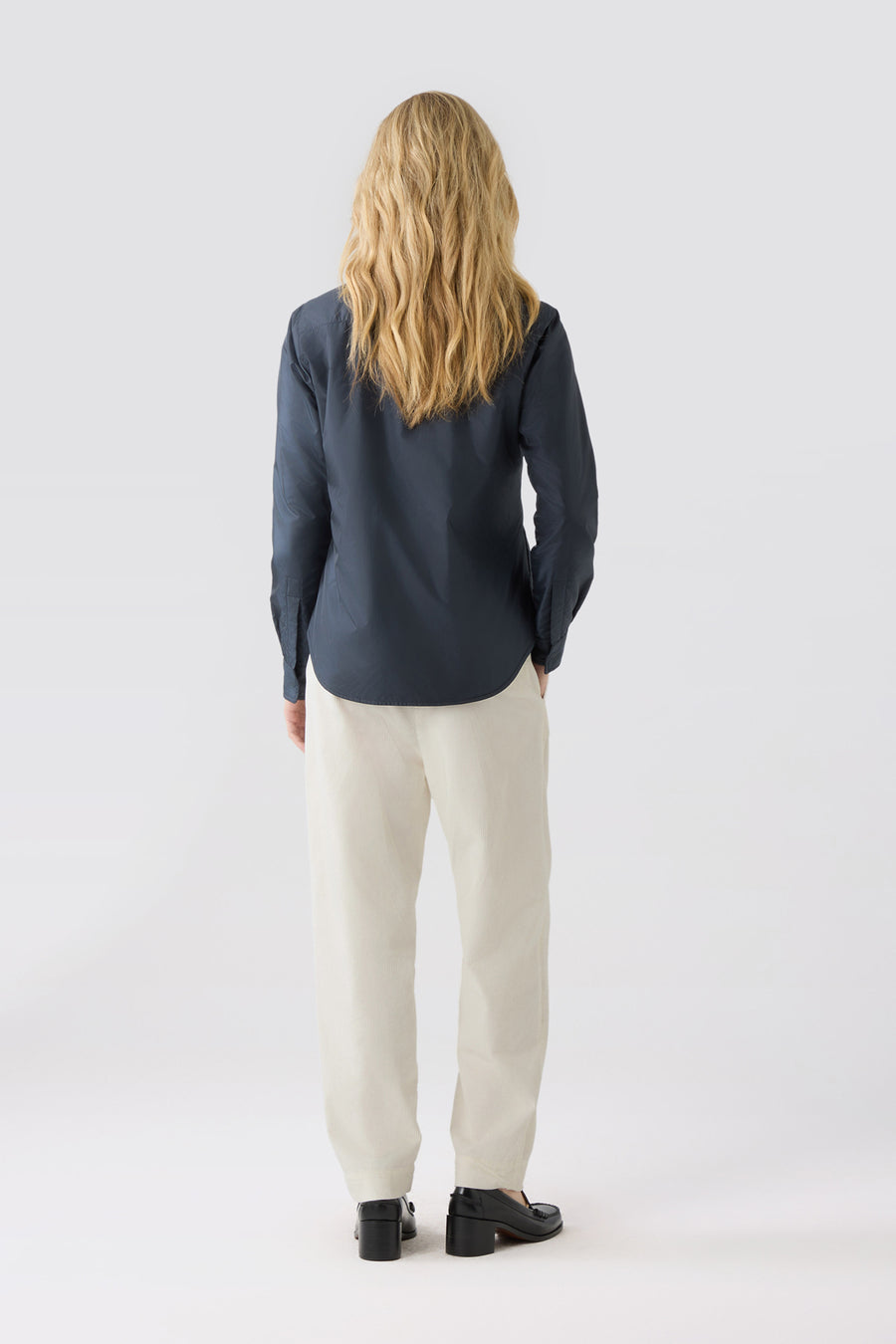 WOMAN CHINO PINCE PANT - ANTIQUE WHITE