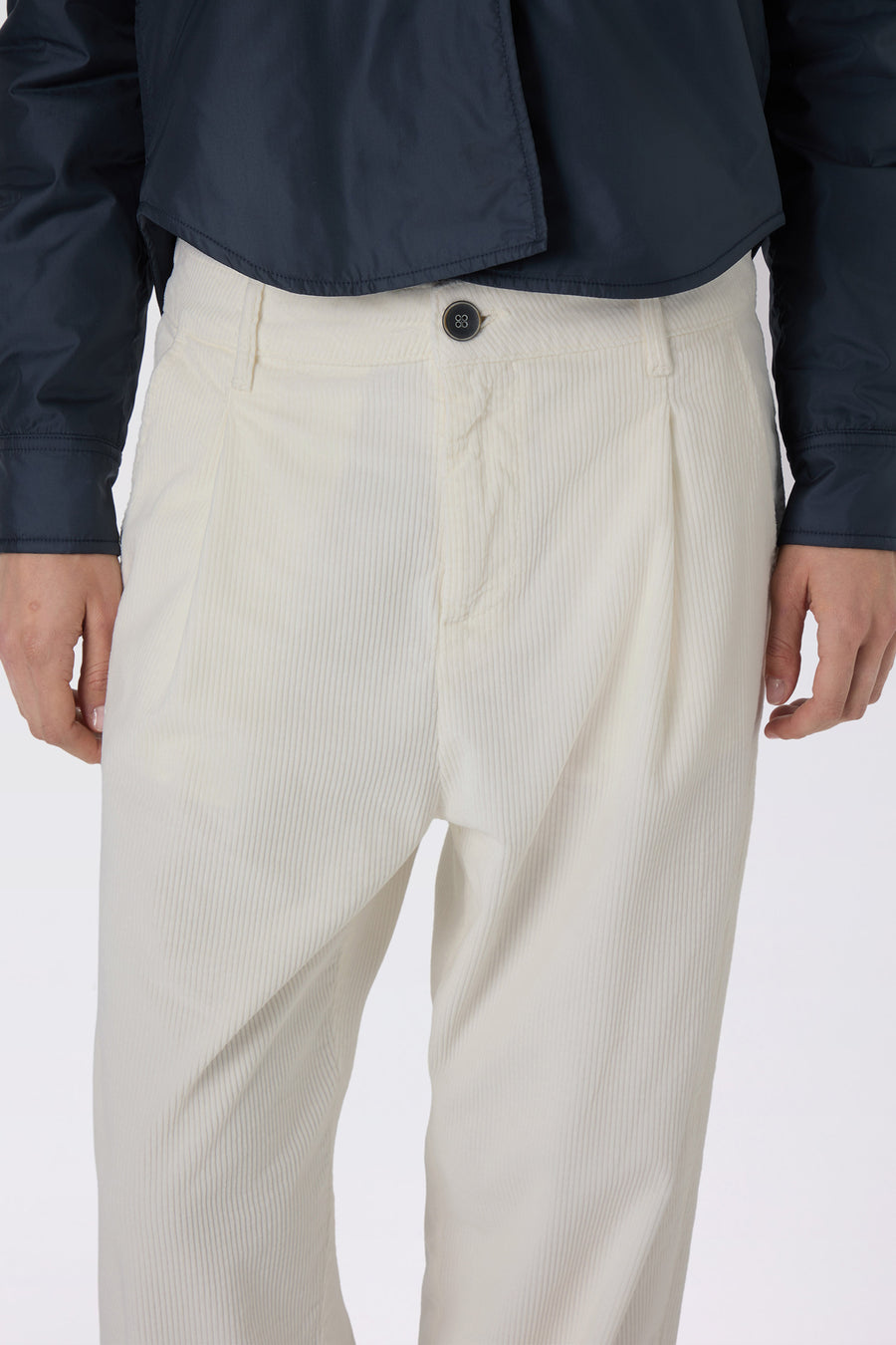 WOMAN CHINO PINCE PANT - ANTIQUE WHITE