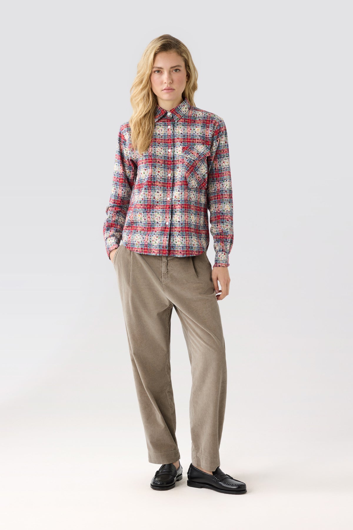 WOMAN CHINO PINCE PANT - PIGMENT SAND