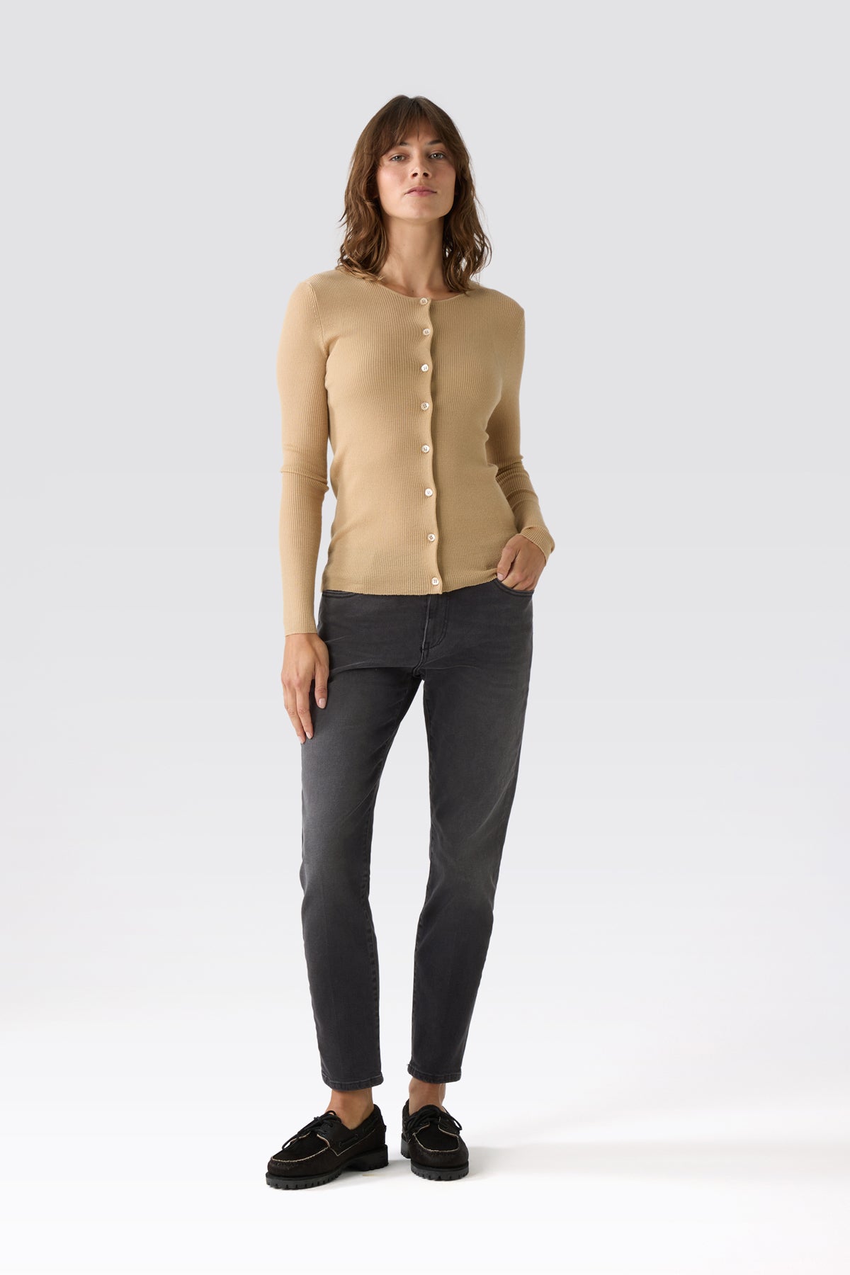 BONNIE WOMAN JEANS - BLACK BLACK