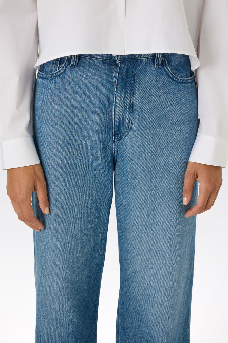 DEBBIE WOMAN JEANS - NATURAL BLUE