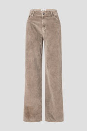 DEBBIE WOMAN PANTS HIGHT RISE - PIGMENT TAUPE