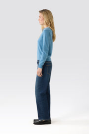 CHERYL WOMAN JEANS - SOFT DARK