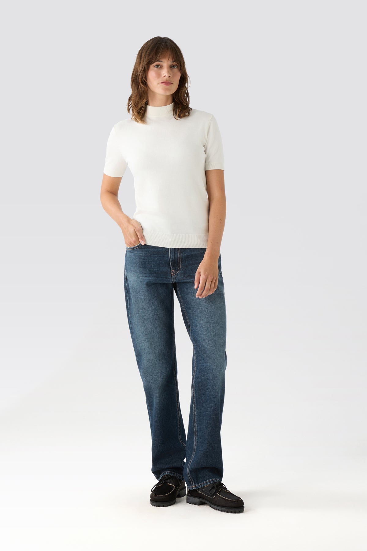 JANE WOMAN JEANS - USED MED DARK