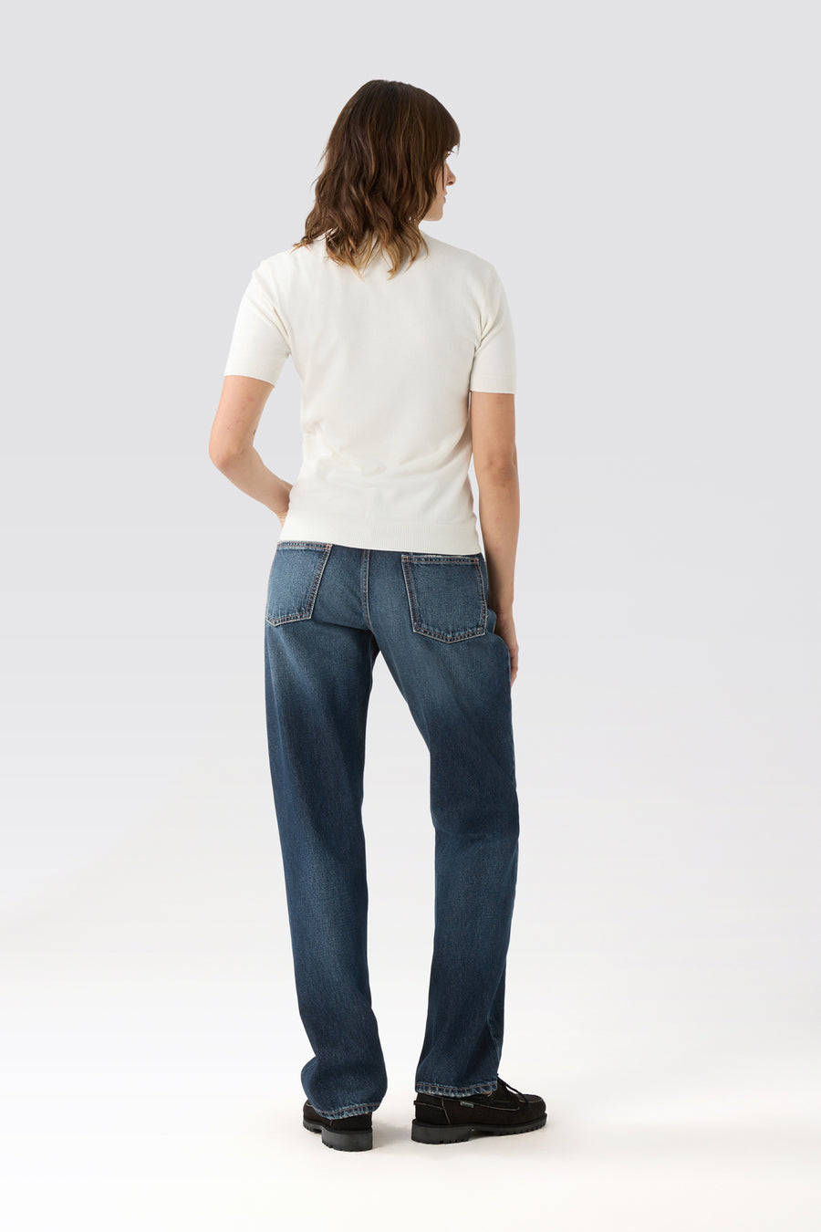 JANE WOMAN JEANS - USED MED DARK