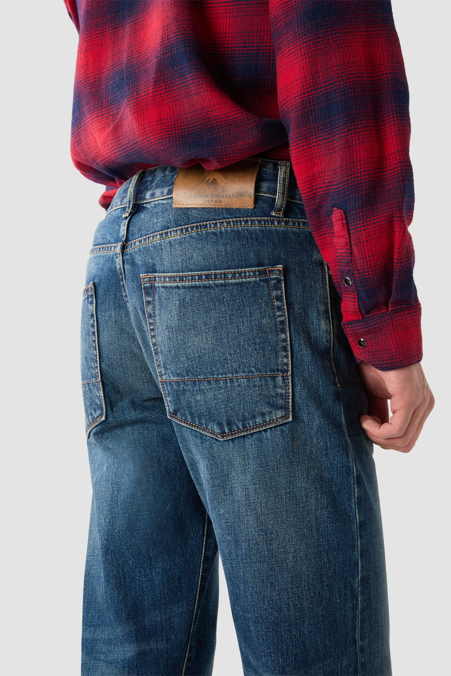 REED MAN JEANS - MID BLUE