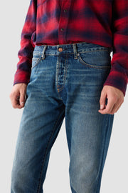 REED MAN JEANS - MID BLUE