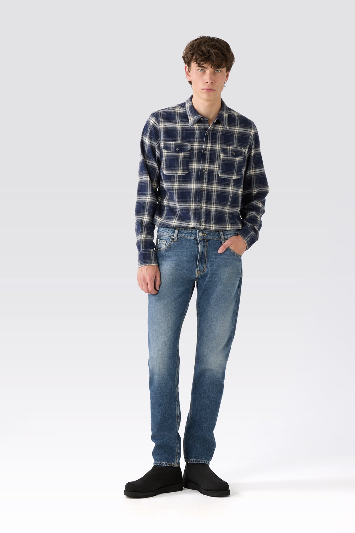 JACKSON MAN JEANS  - MID DARK