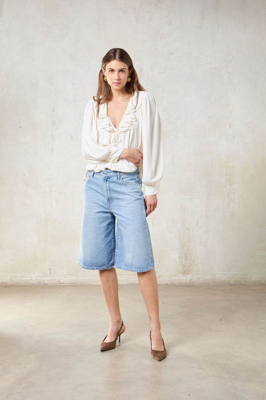 WOMAN WIDE LEG SHORTS - SUMMER LIGHT