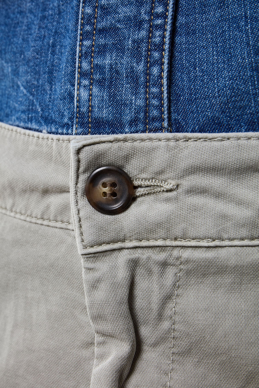 CHINO FLAT FRONT - Laurel Green