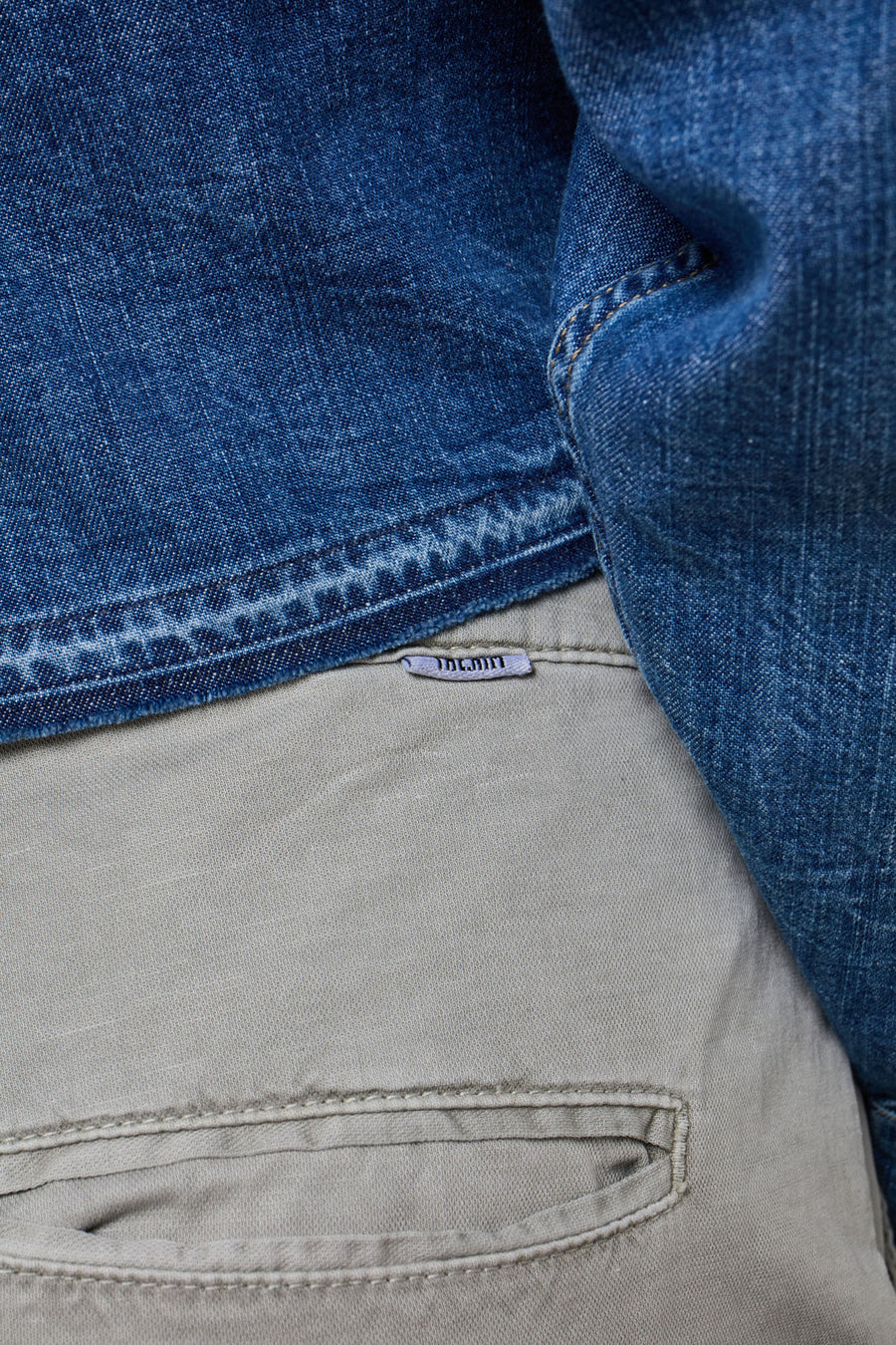 CHINO FLAT FRONT - Laurel Green