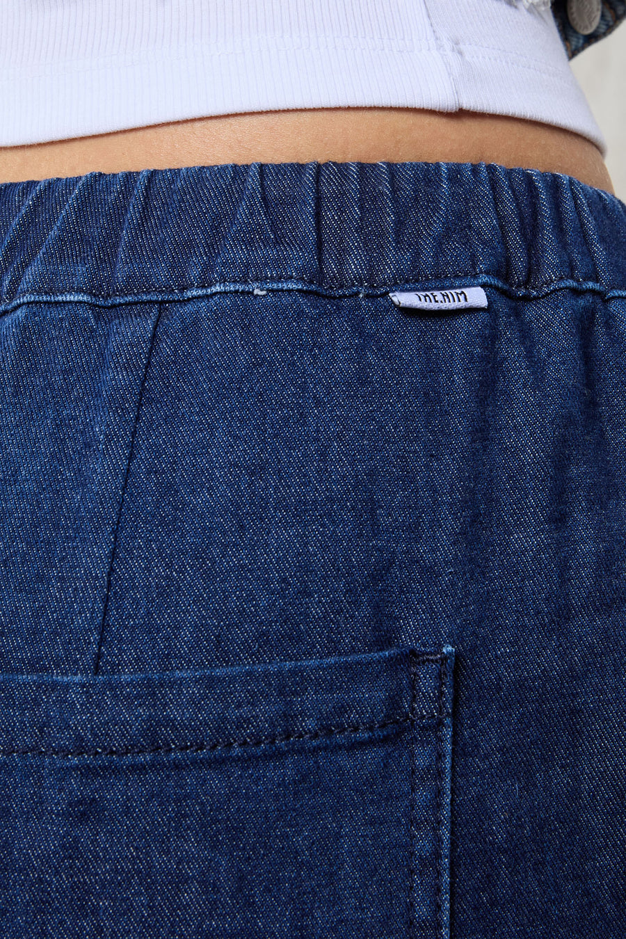WOMAN STRING PANT 3/1 LOOSE WEAVE - STAR BLUE