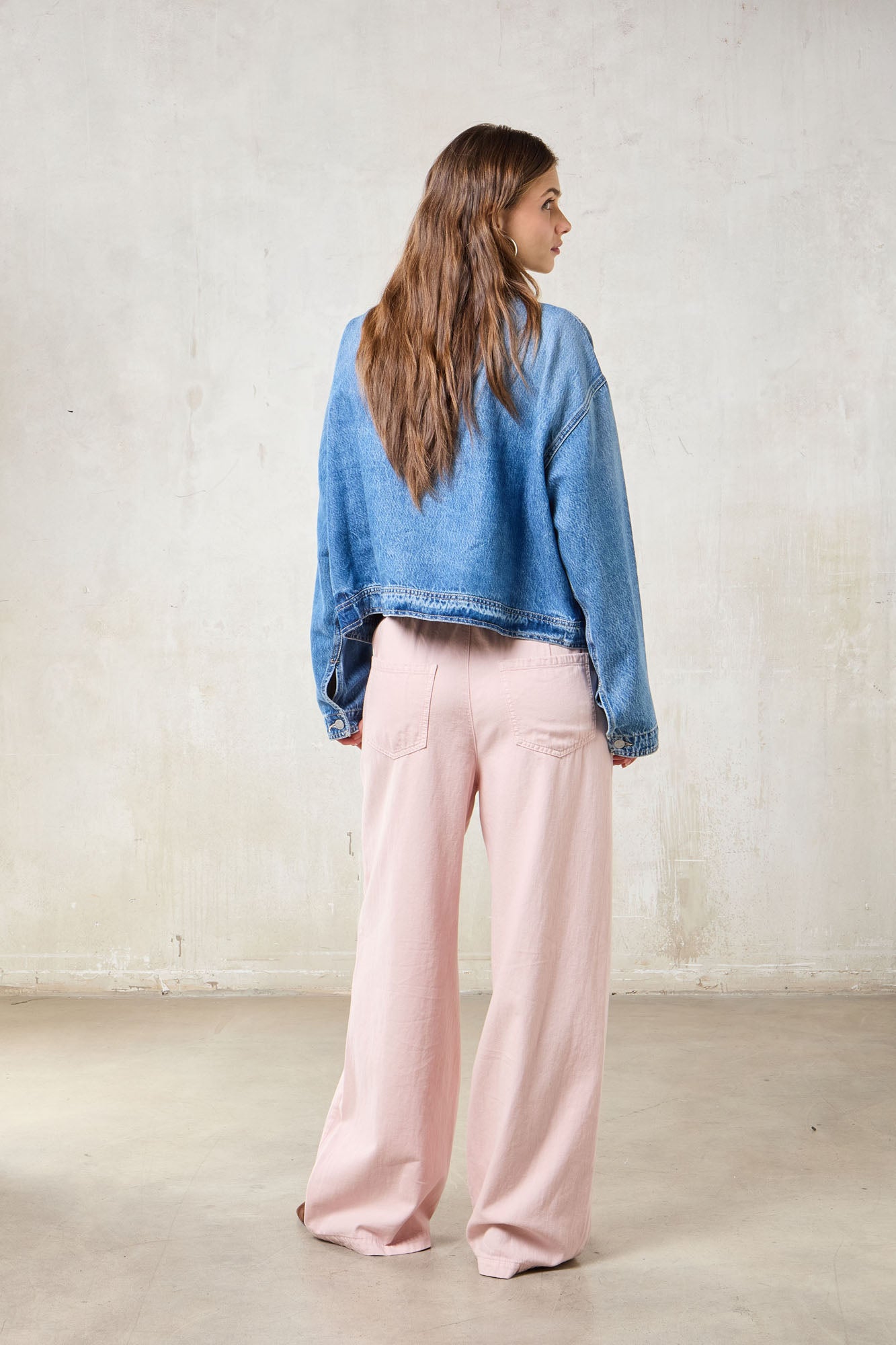 WOMAN STRING PANTS COTTON - BLOSSOM