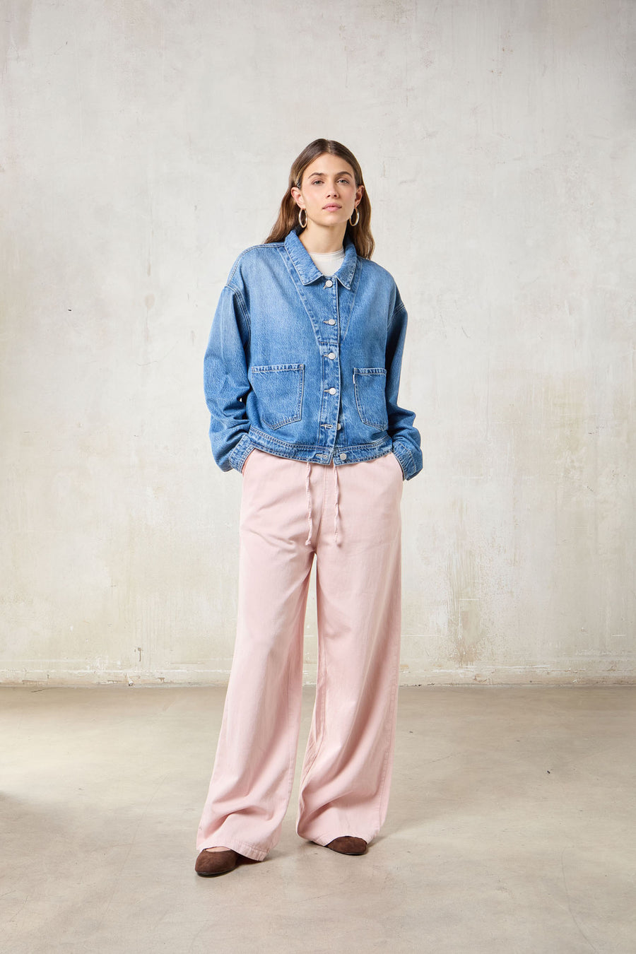WOMAN STRING PANTS COTTON - BLOSSOM