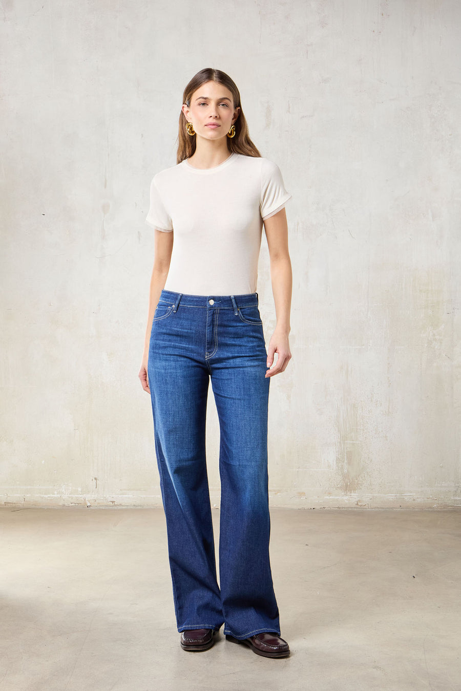 DEBBIE WOMAN JEANS - SOFT DARK