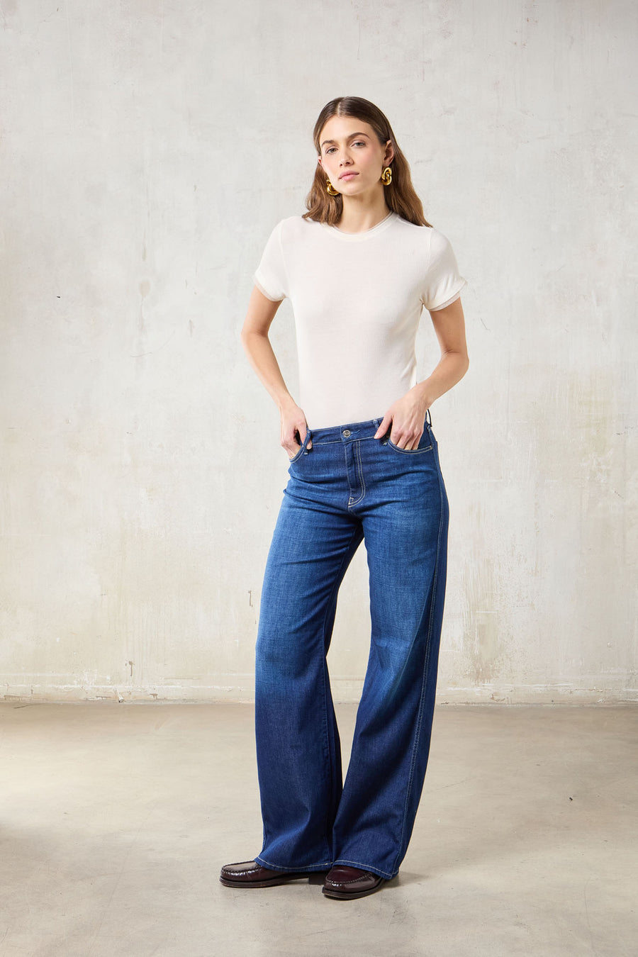 DEBBIE WOMAN JEANS - SOFT DARK
