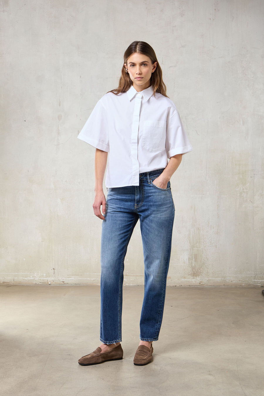 JANE WOMAN JEANS - MEDIUM BLUE