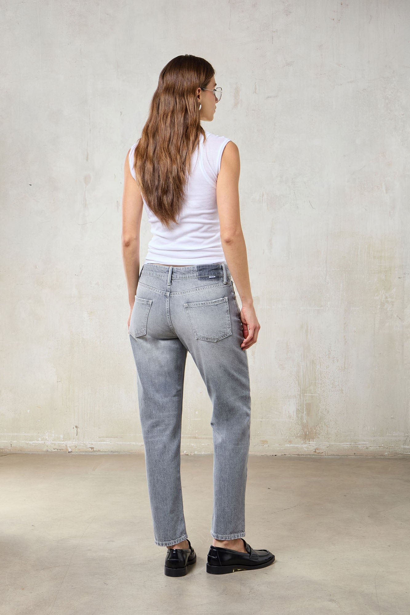 JANE WOMAN JEANS - GRAY