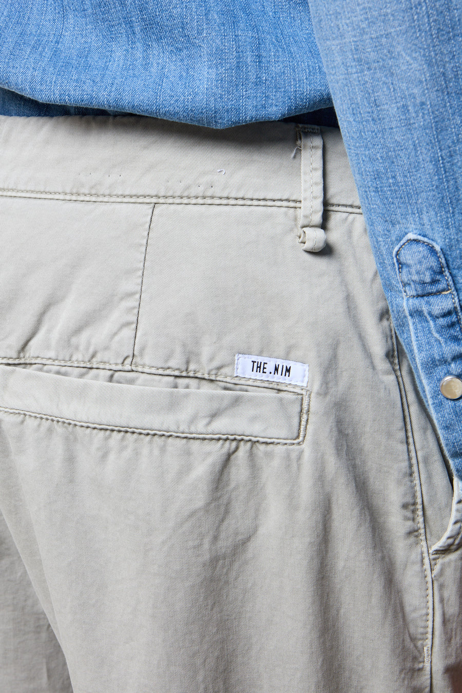 CARROT FLAT FRONT PANT - LAUREL GREEN