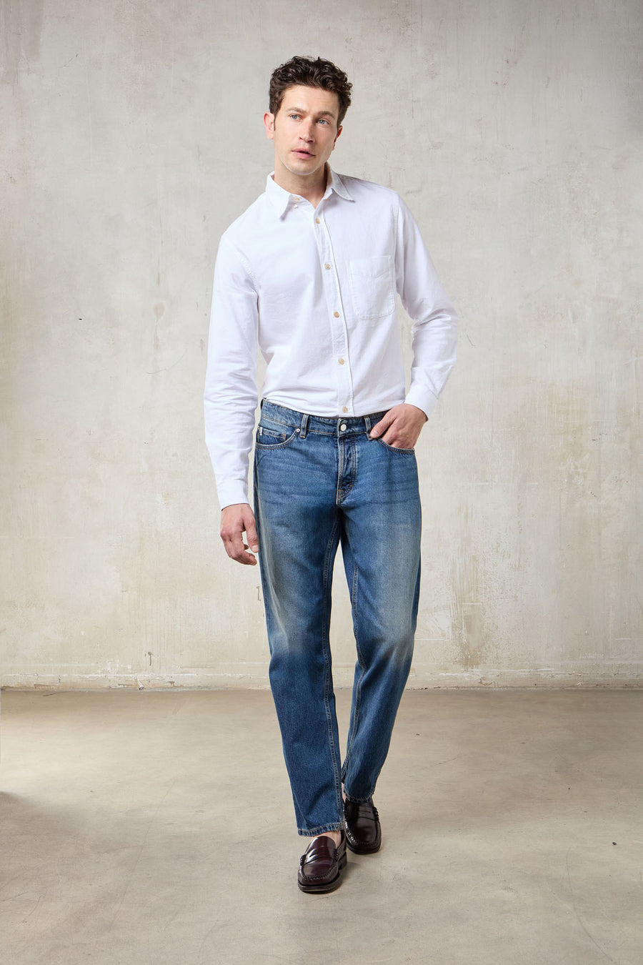 REED MAN JEANS - DARK BLUE