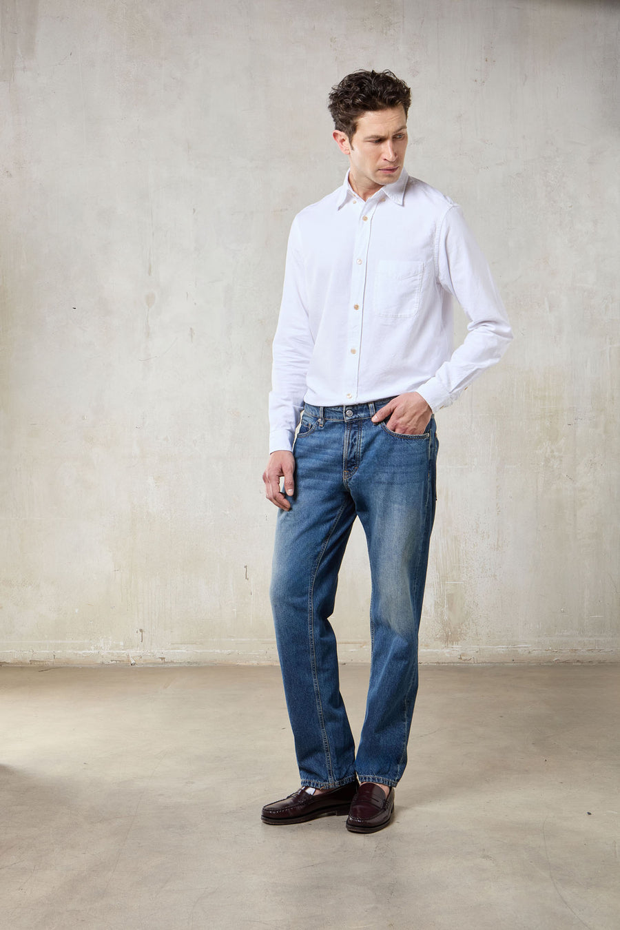 REED MAN JEANS - DARK BLUE