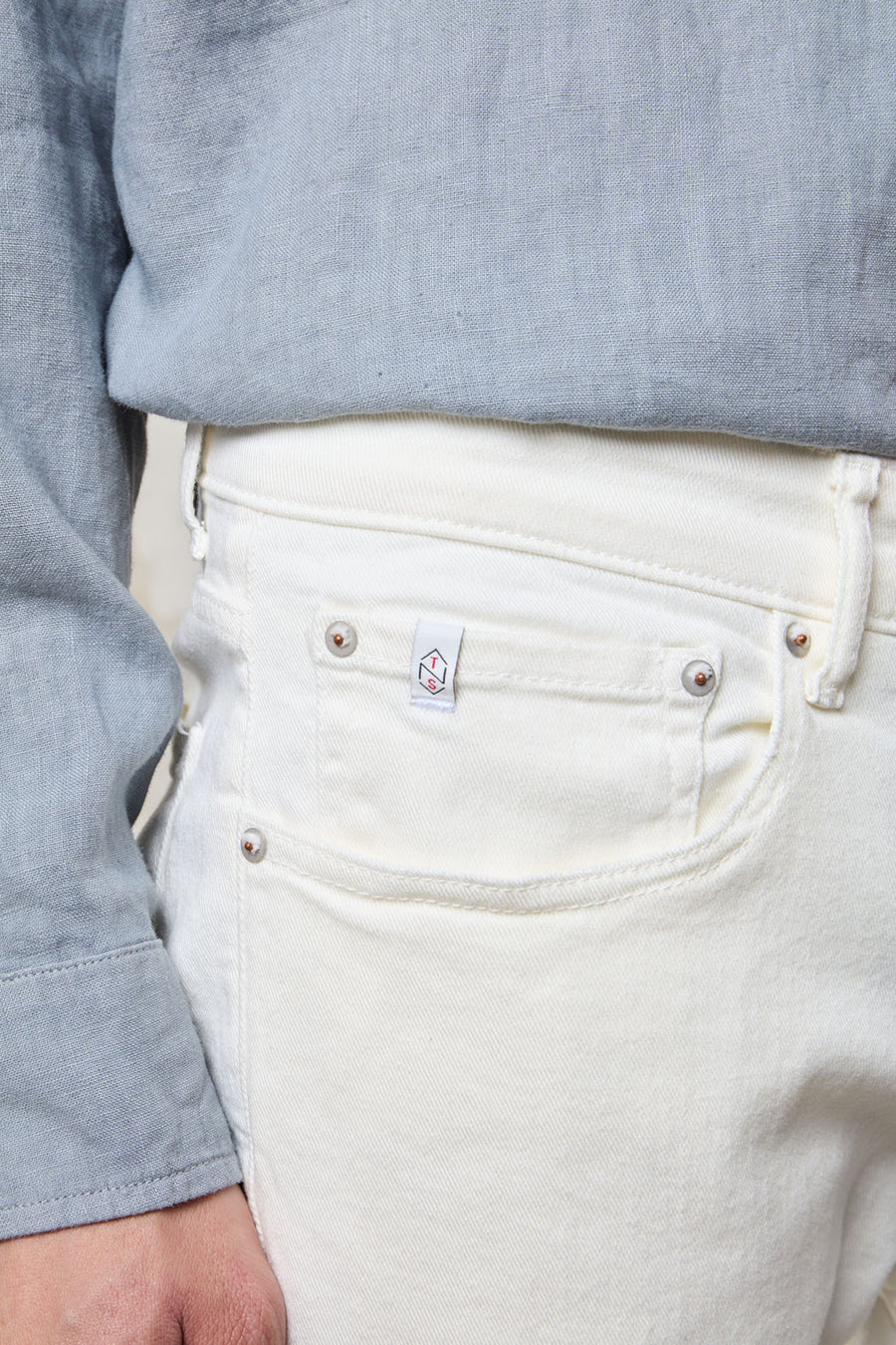 MORRISON MAN JEANS - CREAM